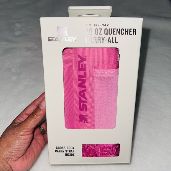 Stanley 40oz Quencher Carry All “Peony” - Picture 3 of 6